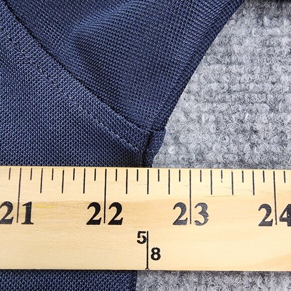 FootJoy Shirt Mens Medium Blue Green Colorblock Polo Short Sleeve Performance - Picture 6 of 16